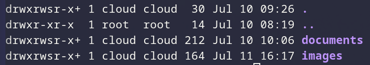 directory permissions setup